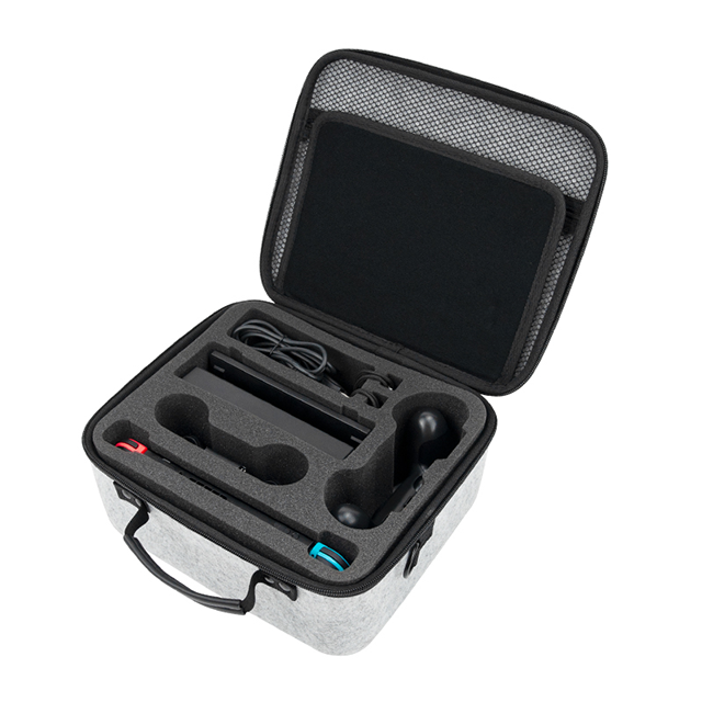 Dustproof Large Capacity Felt Video Game Player Carrying Cases For Nintendo Switch Oled